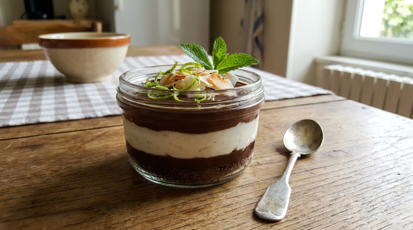 J’ai préparé ce dessert coco-chocolat sans allumer le four : 7 heures plus tard, le résultat ressemblait à une pâtisserie de vitrine