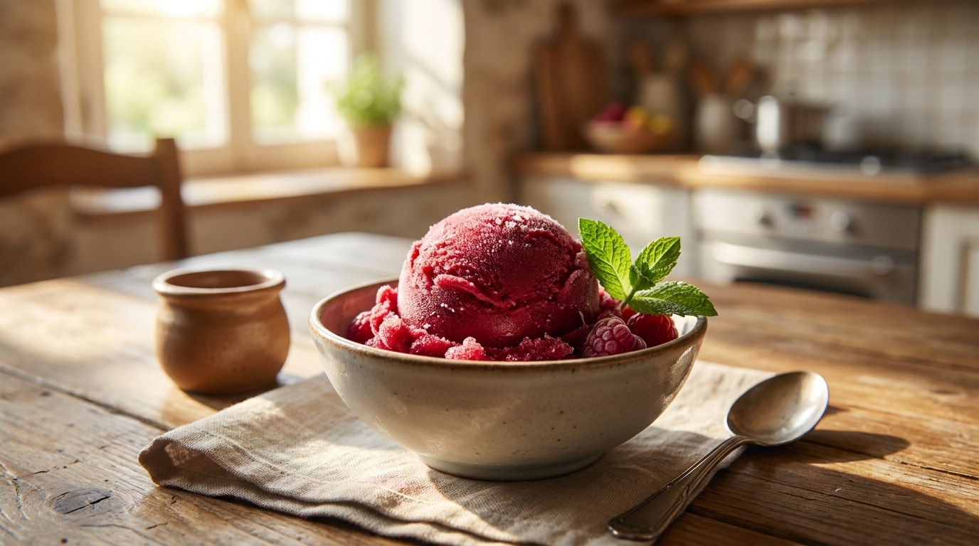 Les anciens glaçaient leurs fruits rouges bien avant les sorbetières : l’astuce du sorbet en 3 ingrédients refait surface en 2026