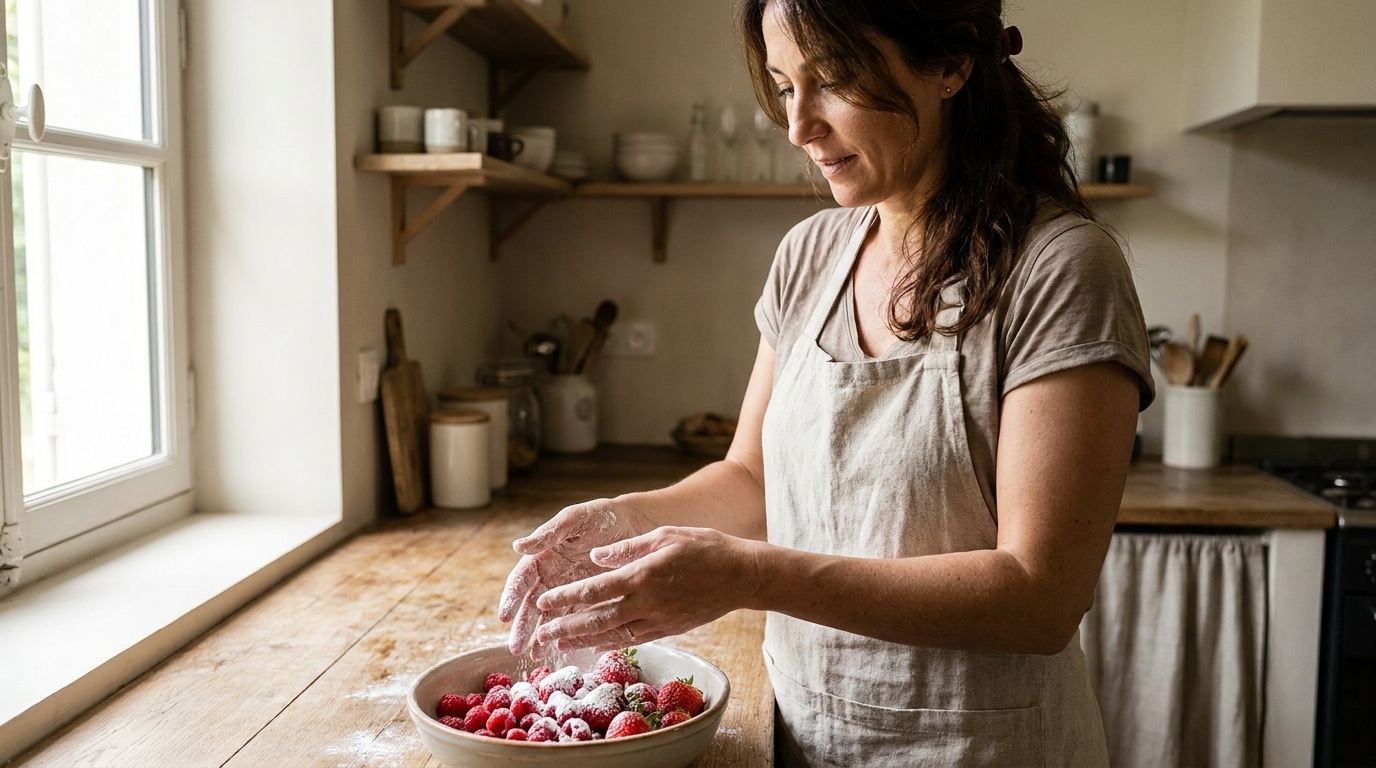 Les grands-mères roulaient toujours leurs fruits dans la farine avant de les incorporer au gâteau : la raison oubliée refait surface en 2026