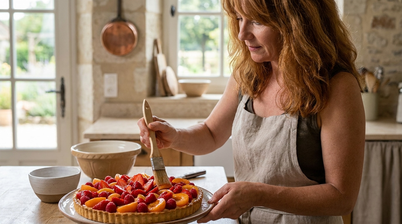 Les pâtissiers nappent toujours leurs tartes aux fruits avant de les servir : la raison oubliée refait surface en cuisine