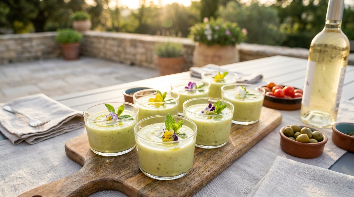 Mon velouté de courgette ressortait fade et liquide à chaque fois : le soir où une cheffe m’a montré ce qu’elle ajoute avant de le servir froid, mes invités en ont redemandé