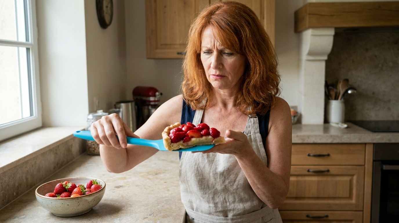 « Ta pâte est crue en dessous » : quand mon oncle a soulevé ma part de tarte aux fraises, j’ai vu ce que je sautais depuis des années