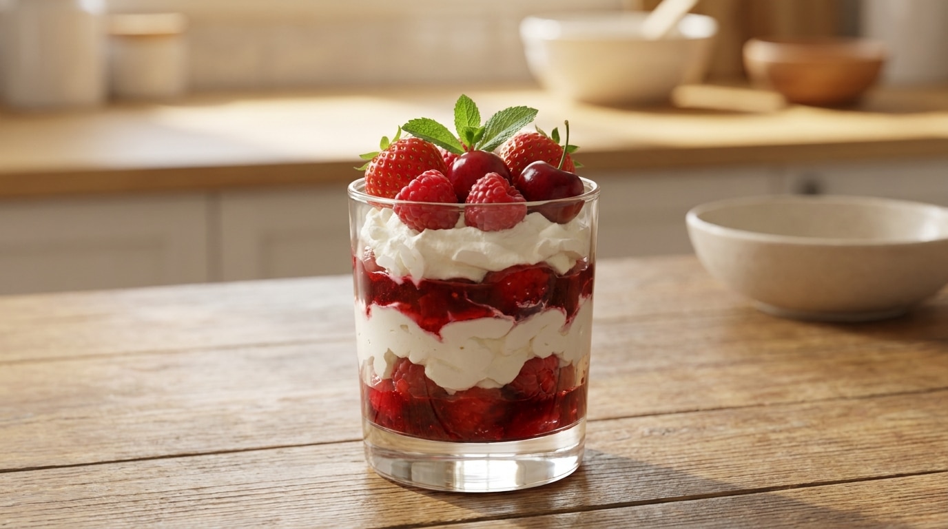 Ce dessert onctueux aux fruits rouges cache un secret bluffant (et il se réalise en 5 minutes chrono)
