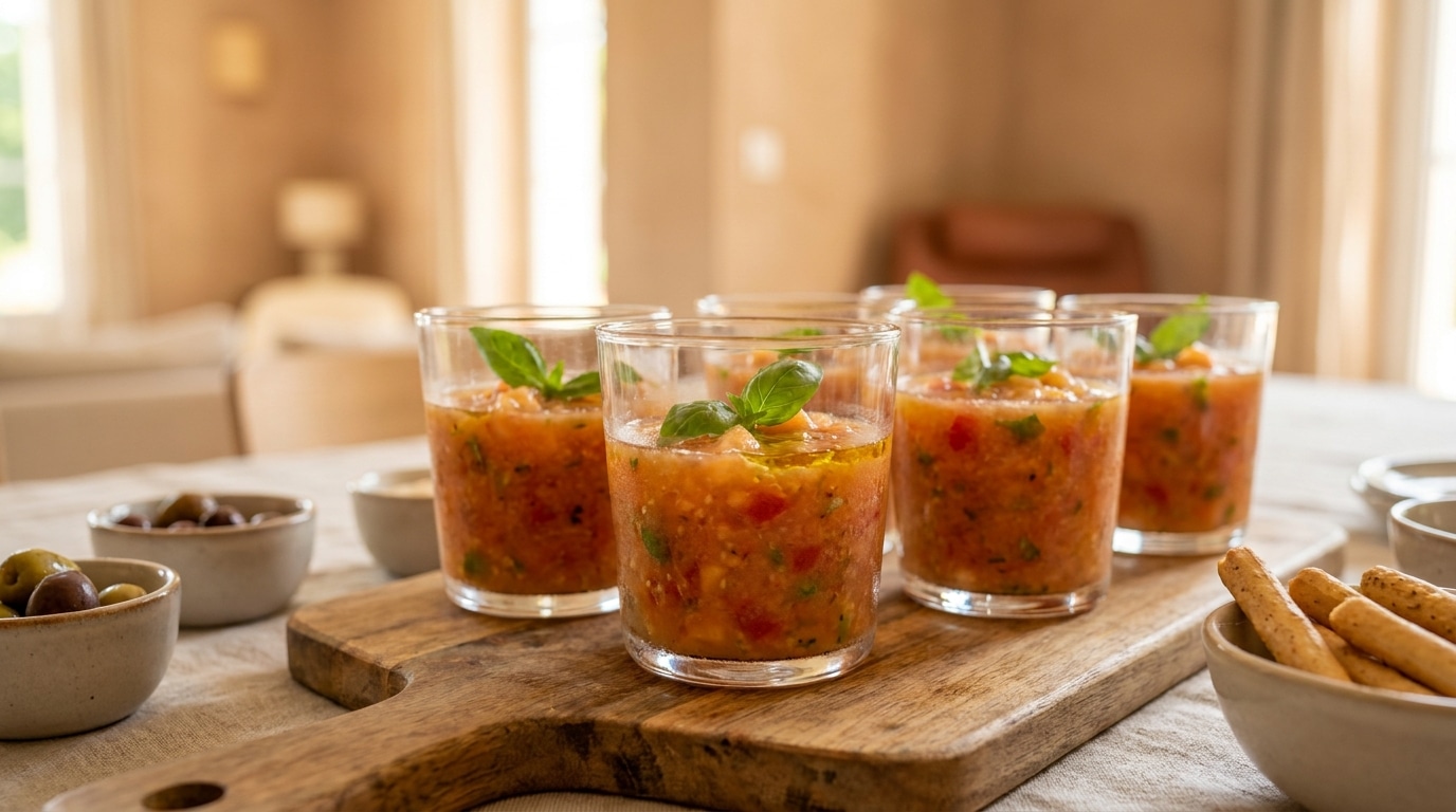 C’est fini pour le gaspacho tomate classique : en 2026, cette version melon-basilic glacée s’impose sur toutes les tables de juillet