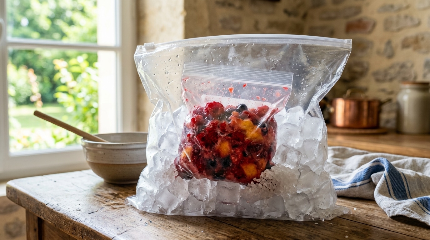 Fini la sorbetière à 80 € : en 2026, cette méthode venue des cuisines d’autrefois fait une glace onctueuse en 20 minutes