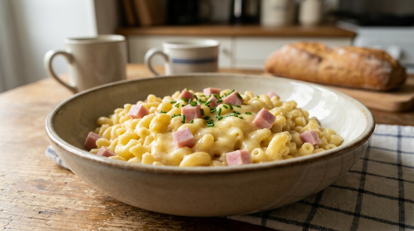 J’ai abandonné ma casserole d’eau bouillante juste pour un soir : depuis, mes petites pâtes au jambon font l’unanimité à table