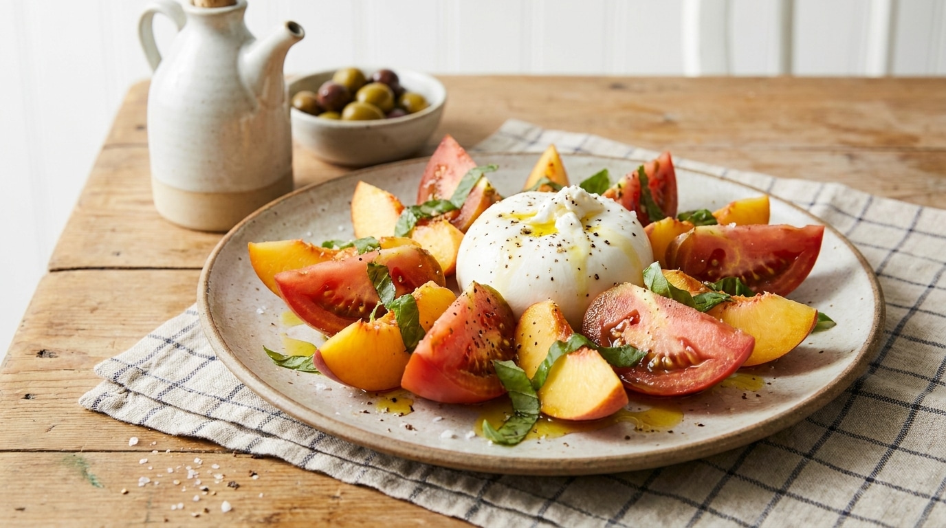 J’ai ajouté cet ingrédient mystère à ma tomate-burrata : l’assiette devient un chef-d’œuvre estival en 10 minutes (c’est bluffant)