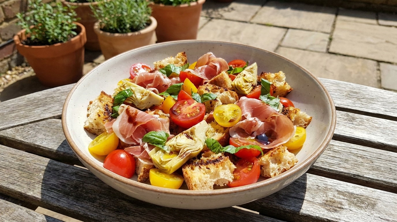 J’ai craqué pour cette salade italienne express : son ingrédient secret ultra croustillant fait fureur (et c’est bluffant)