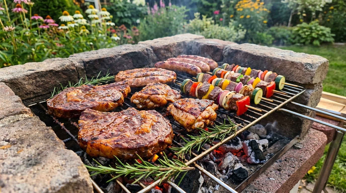 J’ai enfilé un légume inattendu entre mes morceaux de viande sur la brochette : elles ne sèchent plus jamais