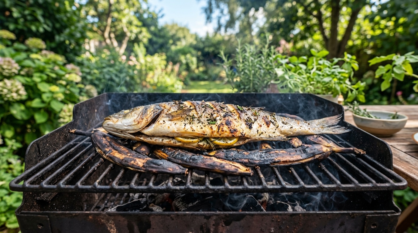 J’ai posé une simple peau de banane sur ma grille de barbecue : je n’ai plus jamais raté un poisson depuis