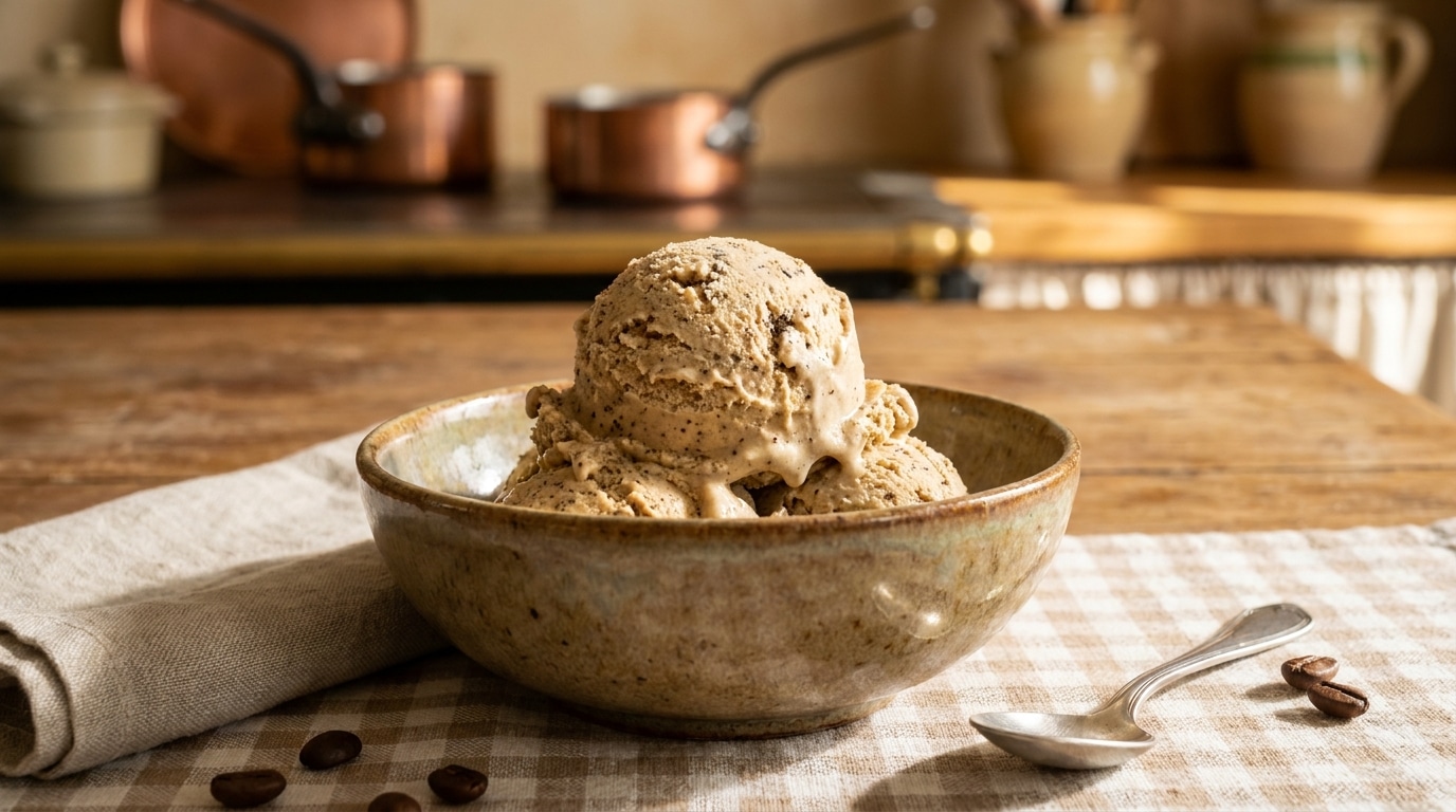 J’ai rangé ma sorbetière au fond du placard cet été : depuis, ma glace au café tient avec trois ingrédients seulement