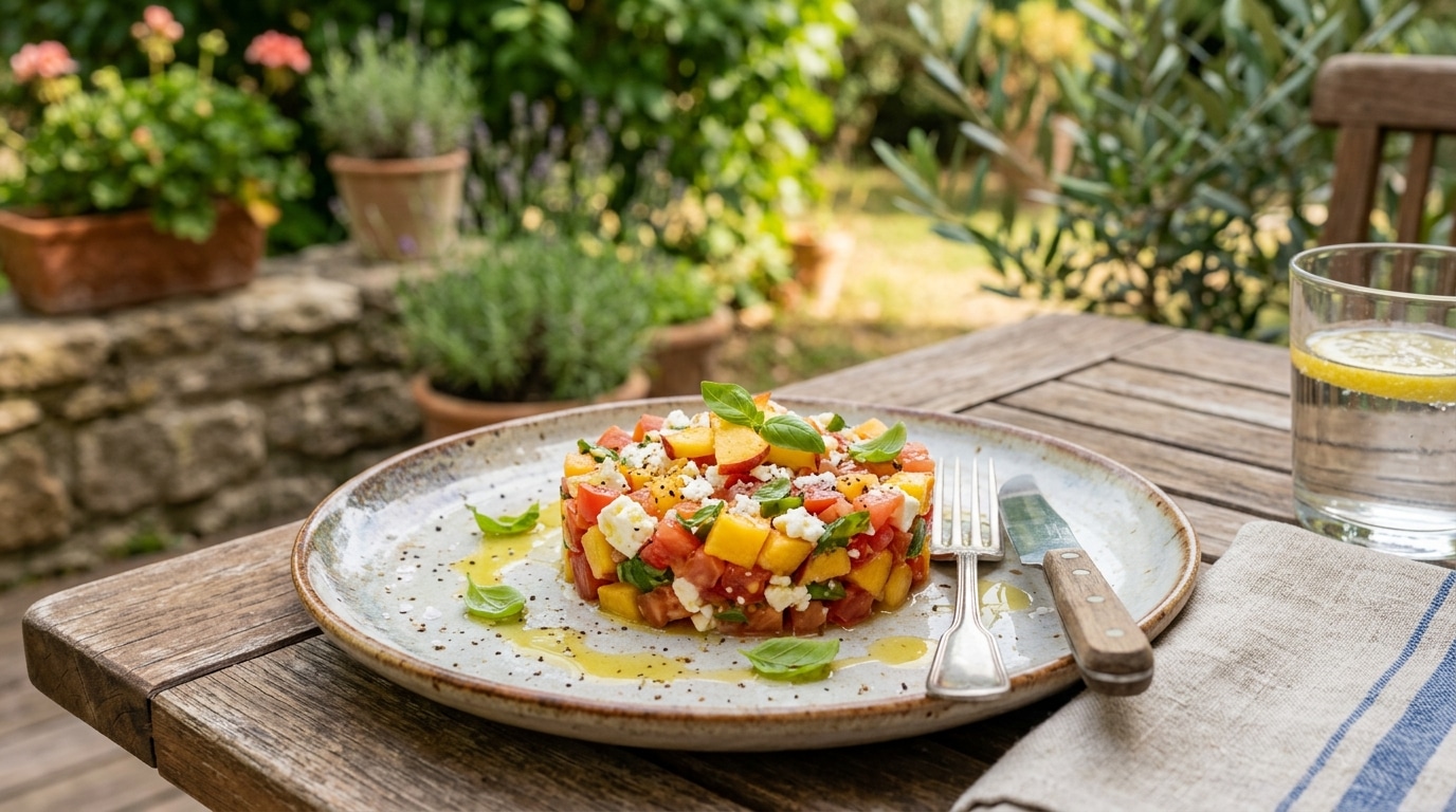 Je glisse ce fruit mystère dans mon tartare de tomates : l’astuce ultime pour une entrée ultra-fraîche (succès garanti)