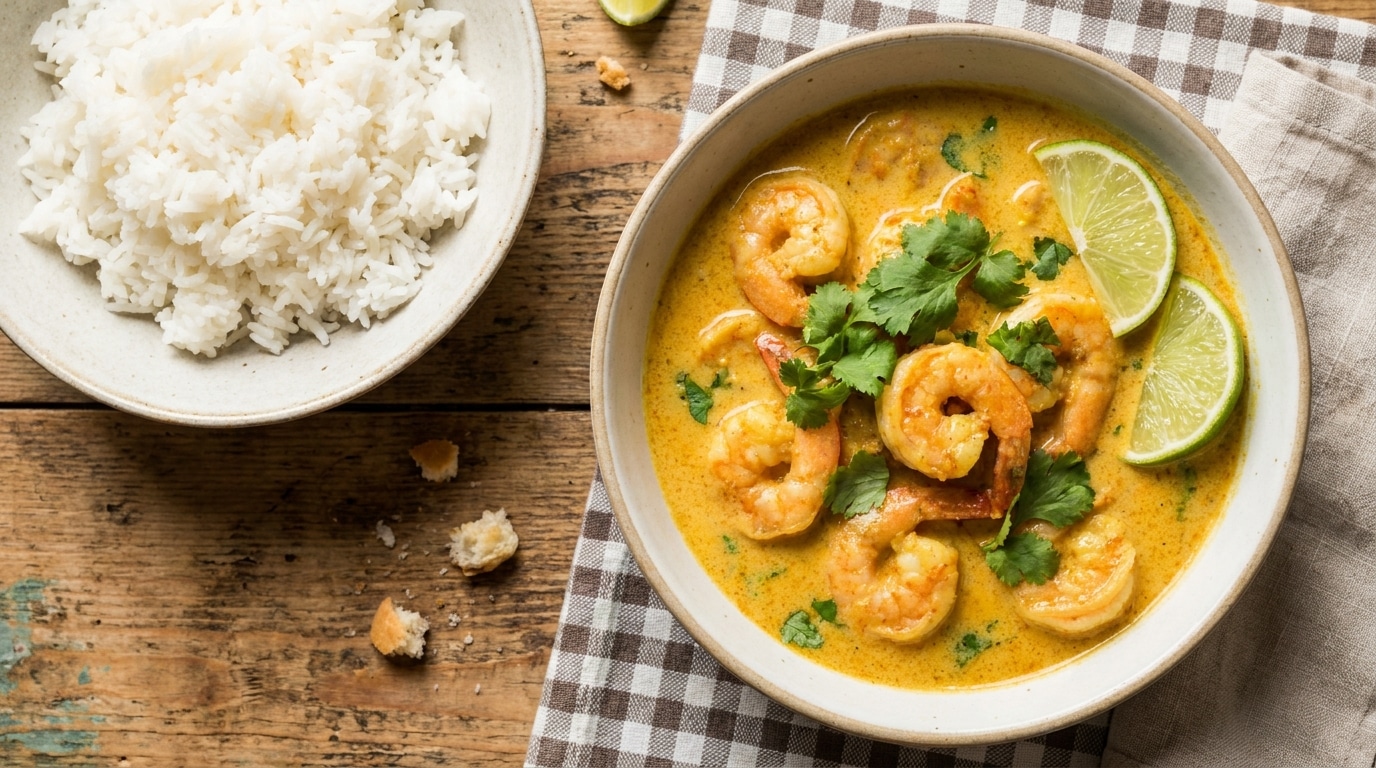 Je pensais que les crevettes étaient réservées aux grandes occasions : ce curry au lait de coco a changé mes soirs de semaine