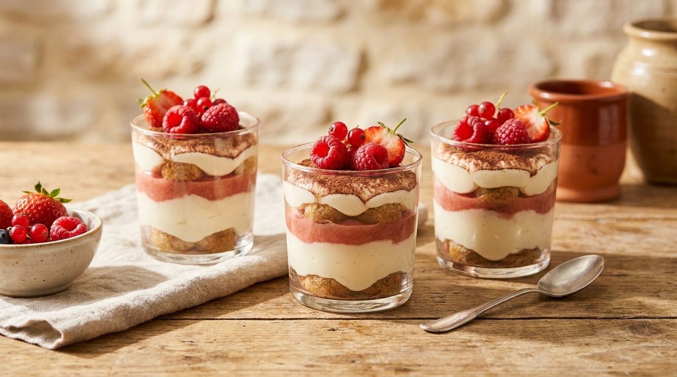 « Je pensais qu&rsquo;un tiramisu, c&rsquo;était forcément lourd » : pourquoi cette version aux fruits rouges préparée la veille fait toujours son effet