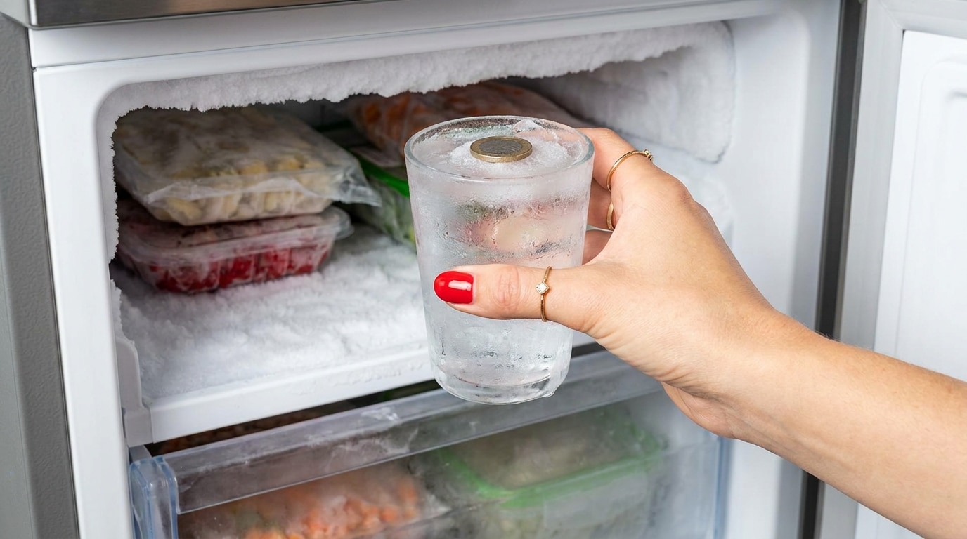 Ma mère posait toujours un verre d&rsquo;eau gelée dans son congélateur avant de partir : j&rsquo;ai ri des années avant de comprendre