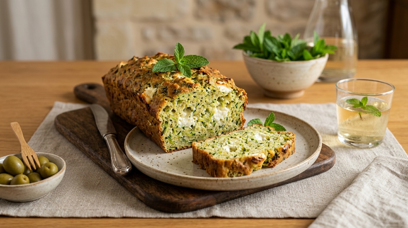 Ma tante ne sert jamais son cake à la courgette tiède à l’apéro et ce n’est pas par flemme