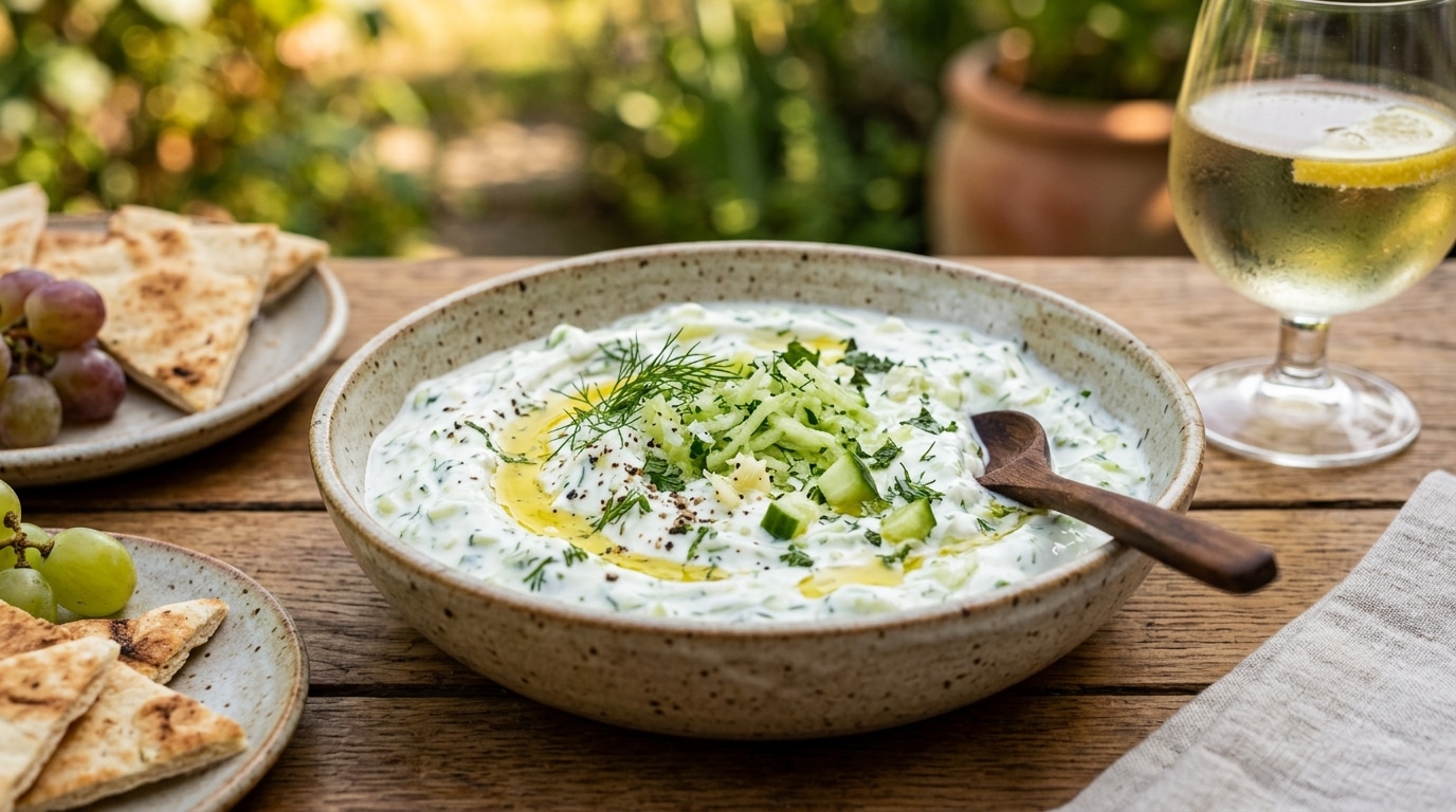 Ma voisine grecque a goûté mon tzatziki et m’a arrêté net : je faisais tout dans le mauvais ordre