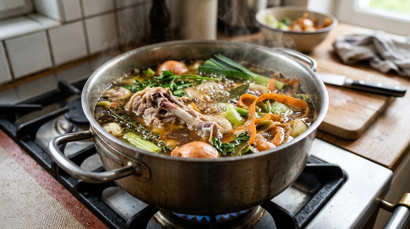 On s’obstine tous à jeter les mêmes déchets après avoir cuisiné : ce geste des chefs transforme pourtant nos plats sans dépenser un centime