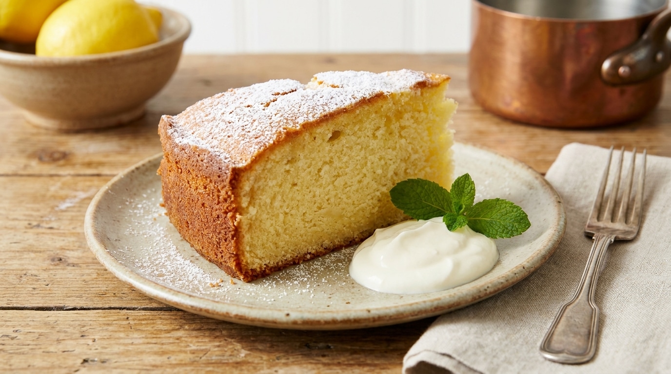Sous la croûte dorée de ce cake au yaourt et citron se cache le geste que les pâtissiers ne révèlent jamais pour le rendre ultra-moelleux