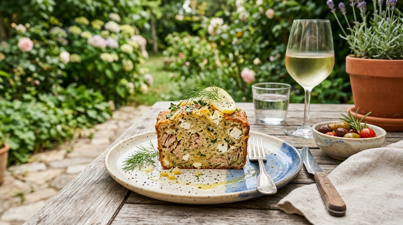 Un frisson inattendu à l’apéritif (vous allez adorer) : le secret de ce cake au thon va vous bluffer