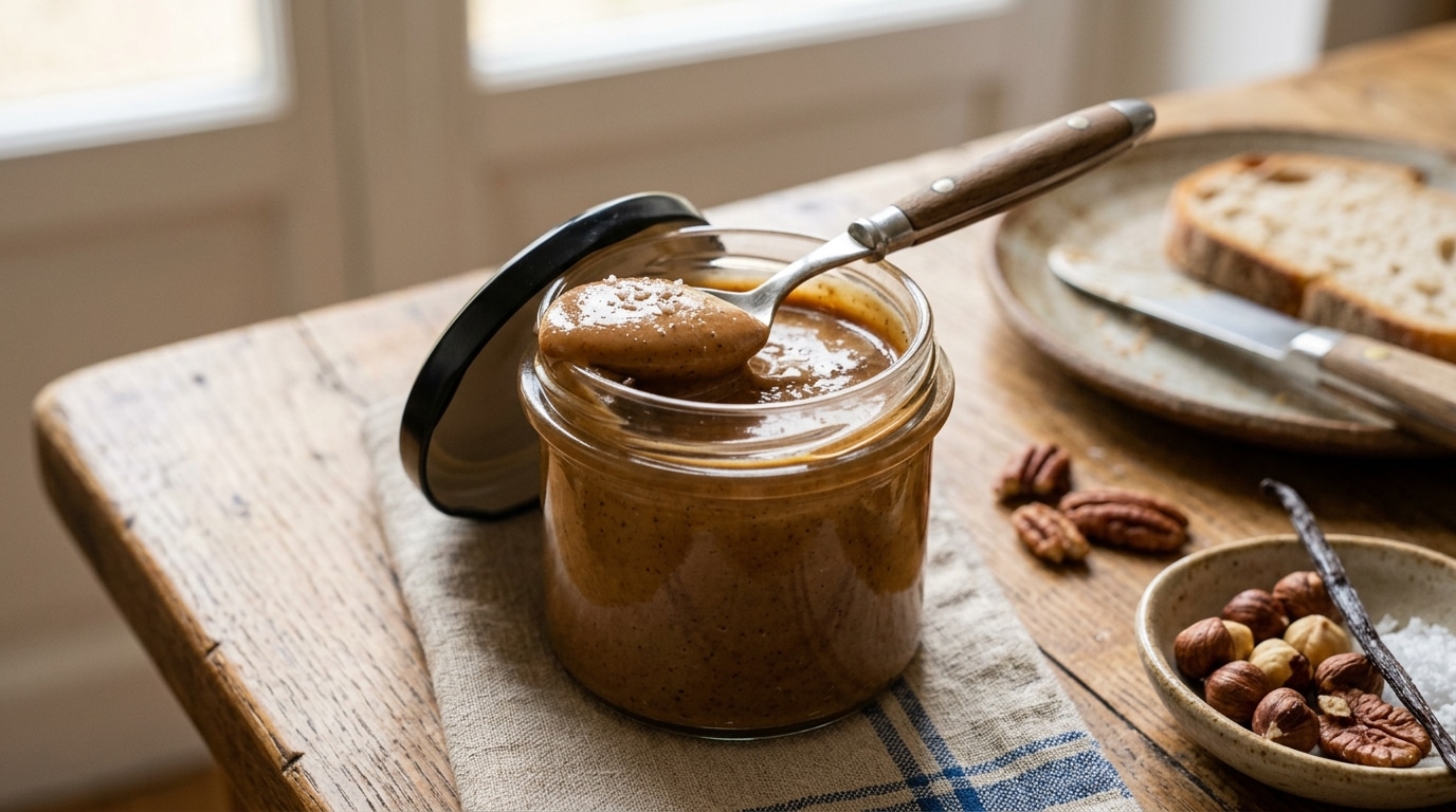 Fini les pots de pâte à tartiner du supermarché : ce praliné maison aux noix de pécan disparaît en trois jours