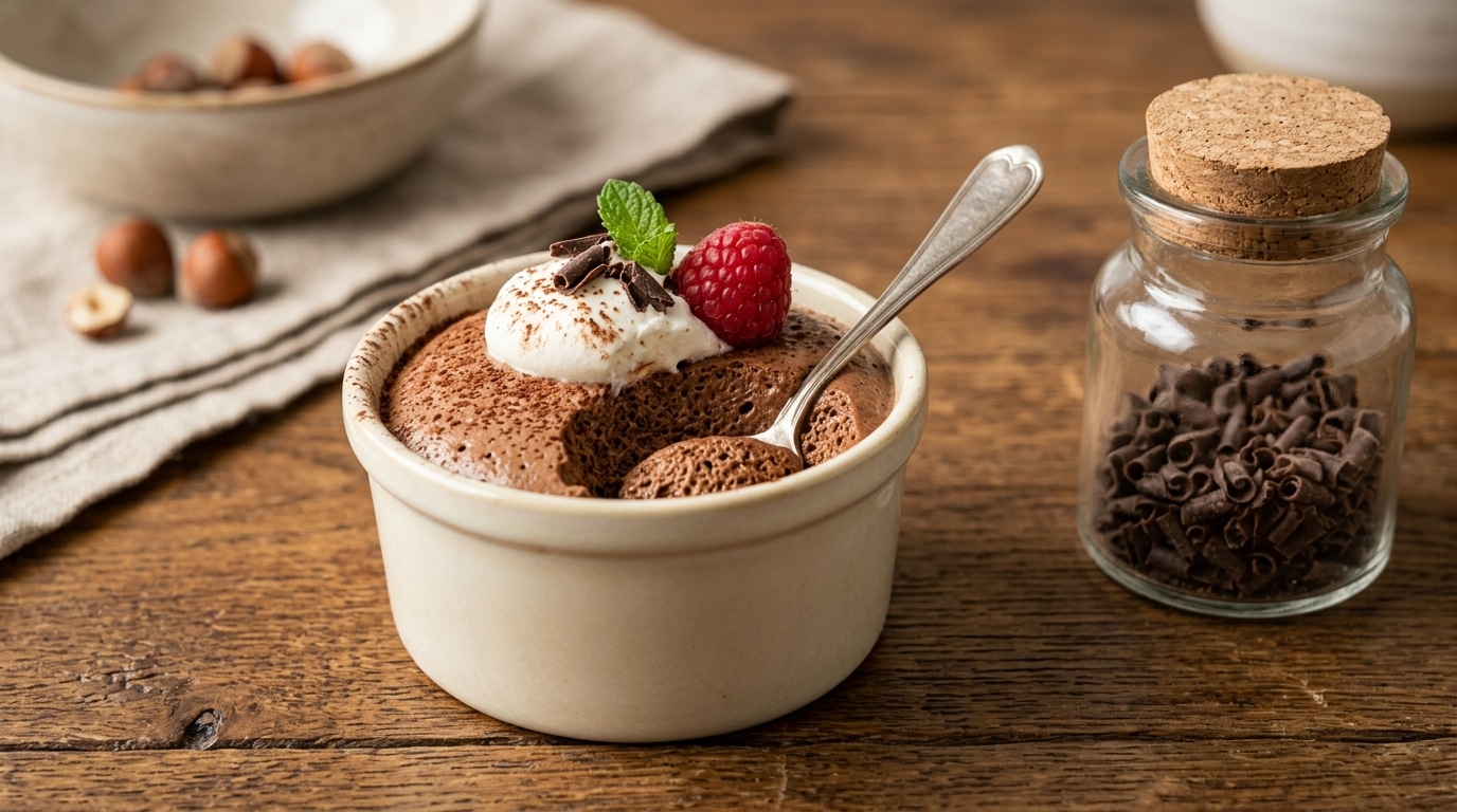 Fini les six œufs battus pour une mousse au chocolat : ce reste de bocal la rend deux fois plus aérienne
