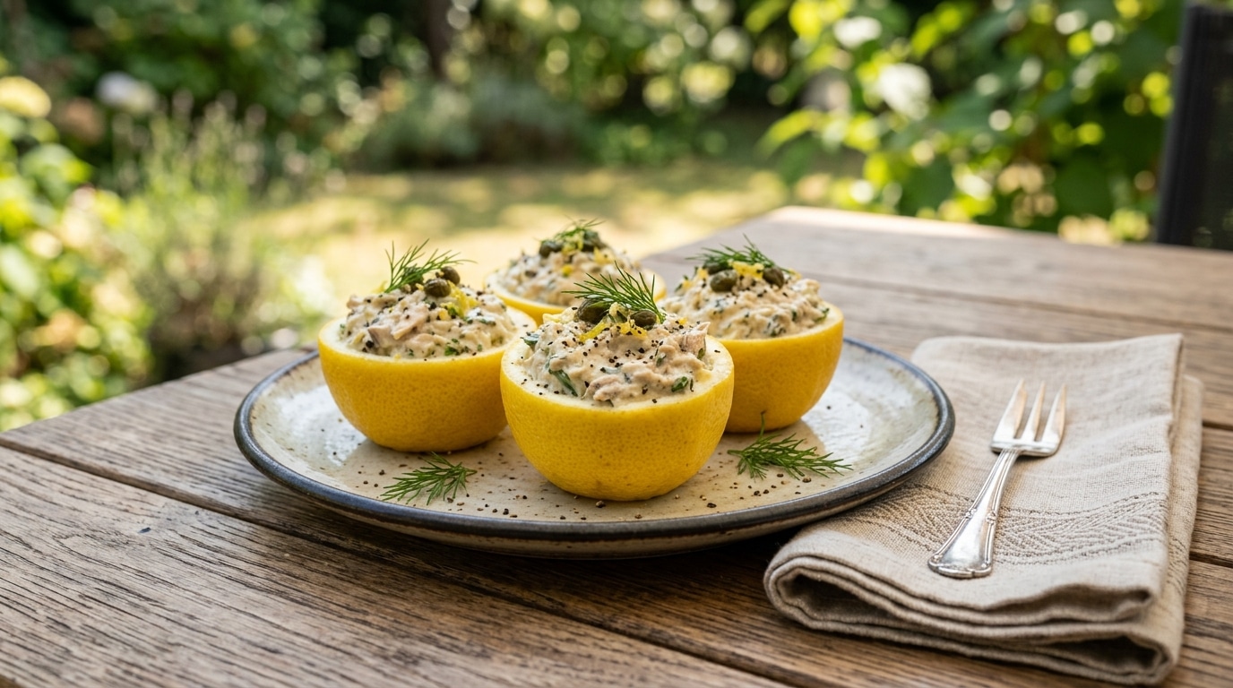 J&rsquo;ai creusé des citrons pour une entrée de dernière minute : mes invités ont tout raclé et réclamé le nom du poissonnier