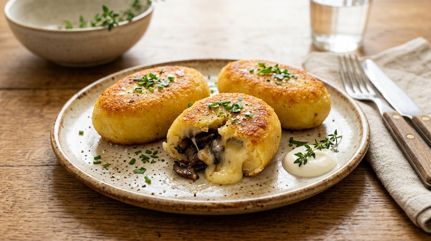 J’ai mélangé pommes de terre, champignons et comté juste pour vider mon frigo : mes invités ont cru que je les avais achetées chez le traiteur