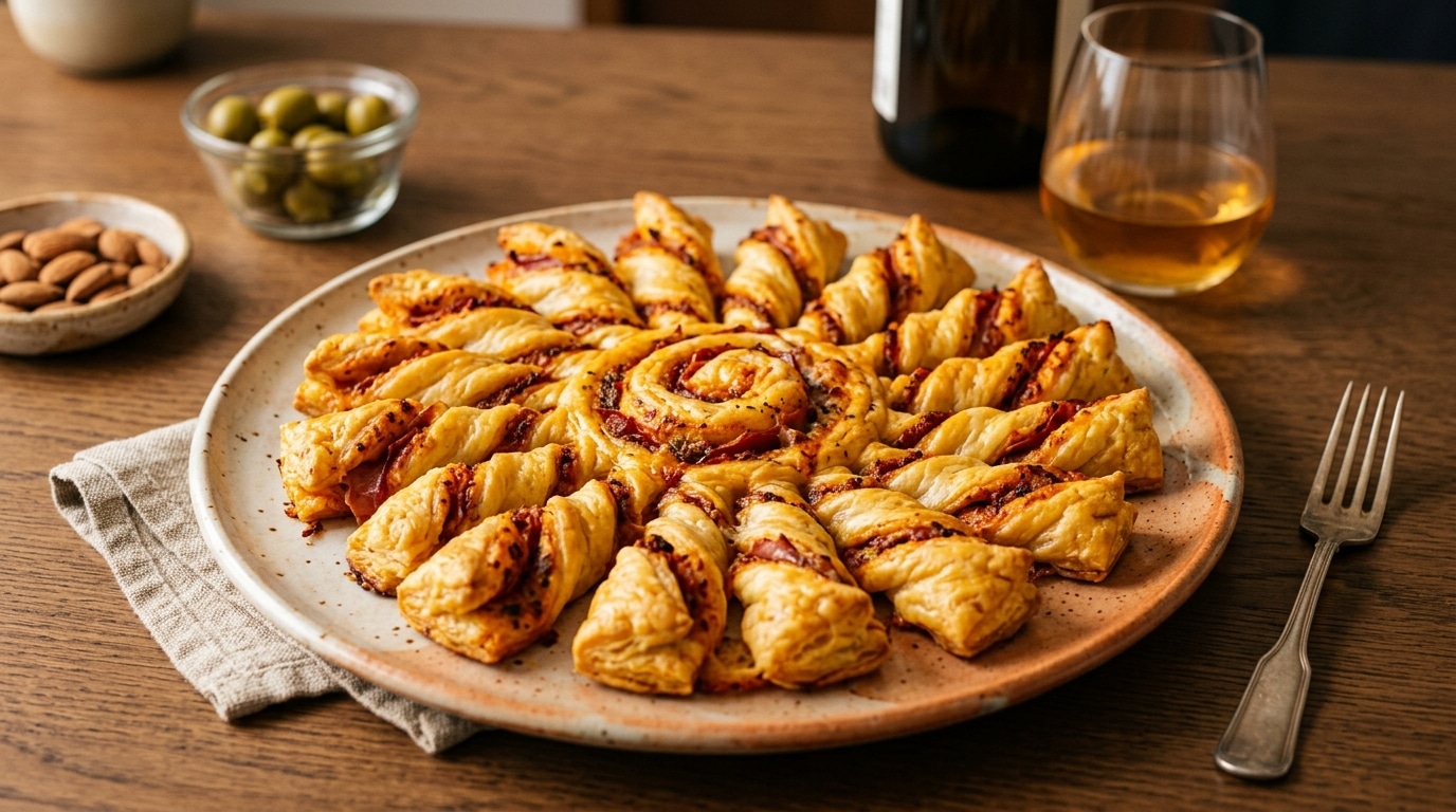 J’ai posé cette tarte soleil au pesto rosso sur la table : mes invités ont abandonné les chips et réclamé la recette