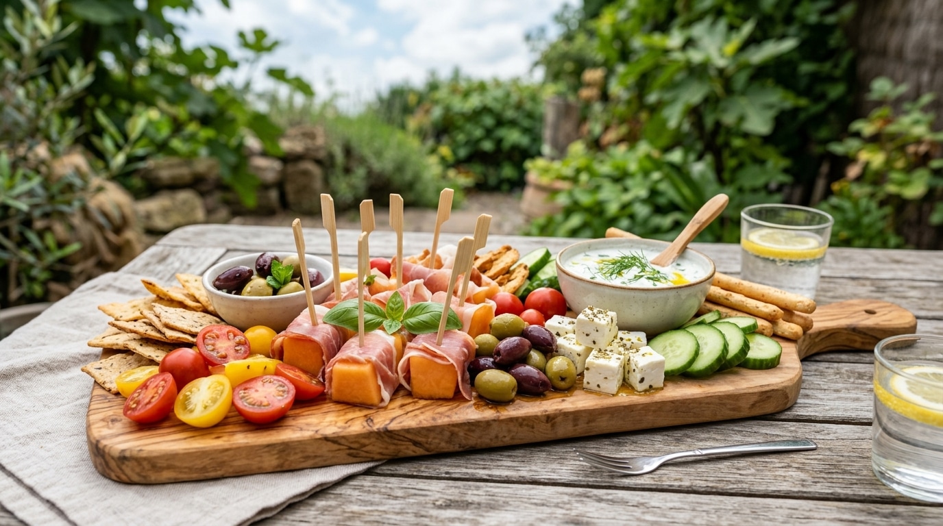 J’ai remplacé l’apéro chaud par 8 bouchées froides sur une planche : mes invités sont restés jusqu’à minuit