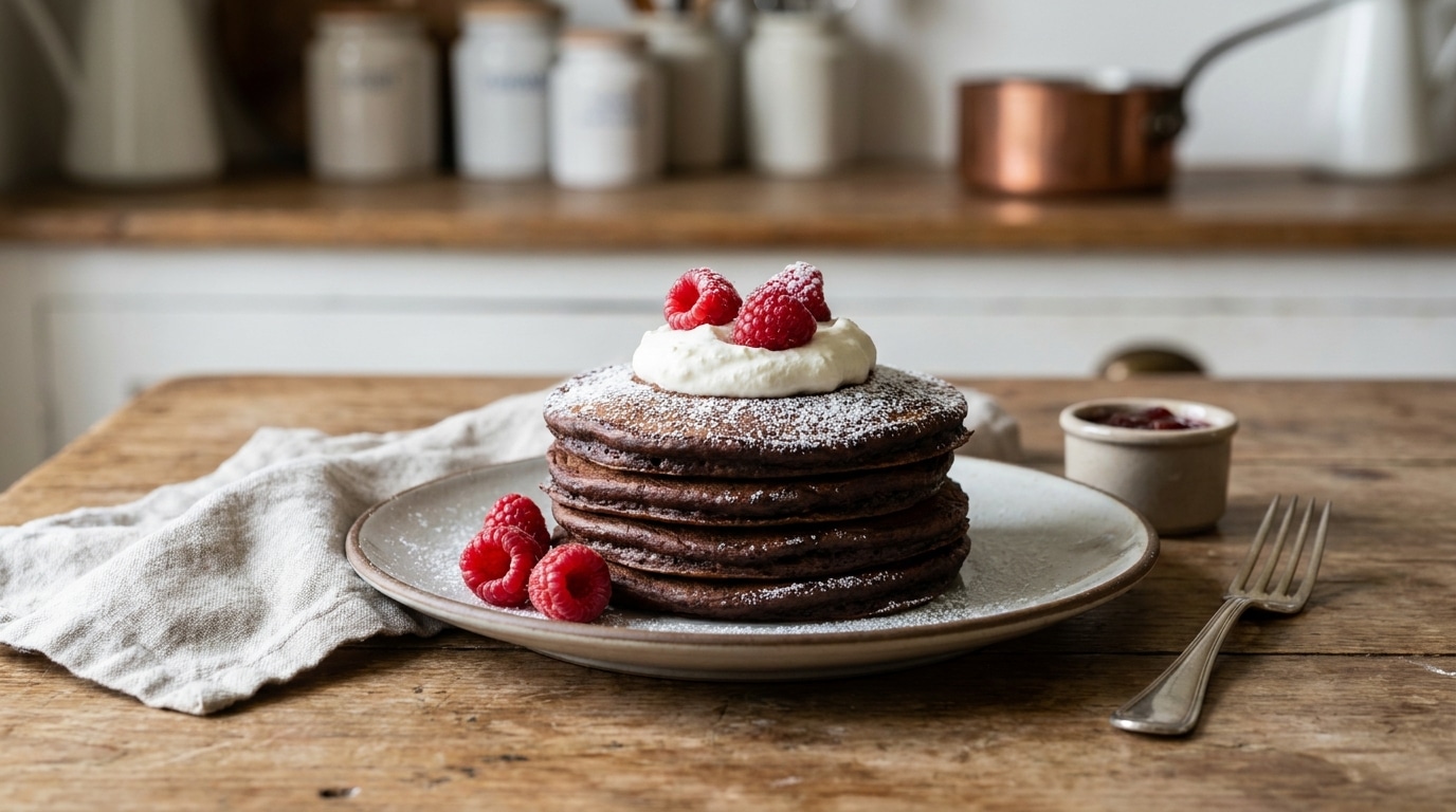 J’ai retiré mes pancakes au chocolat de la poêle sans attendre le goûter : personne n’a compris pourquoi ils étaient aussi moelleux