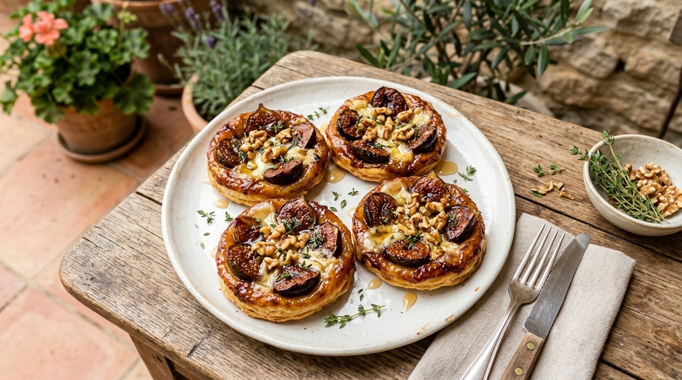 « Je ne les sers plus qu’en septembre » : ces petites tatins aux figues cachent un ingrédient fondant sous la pâte