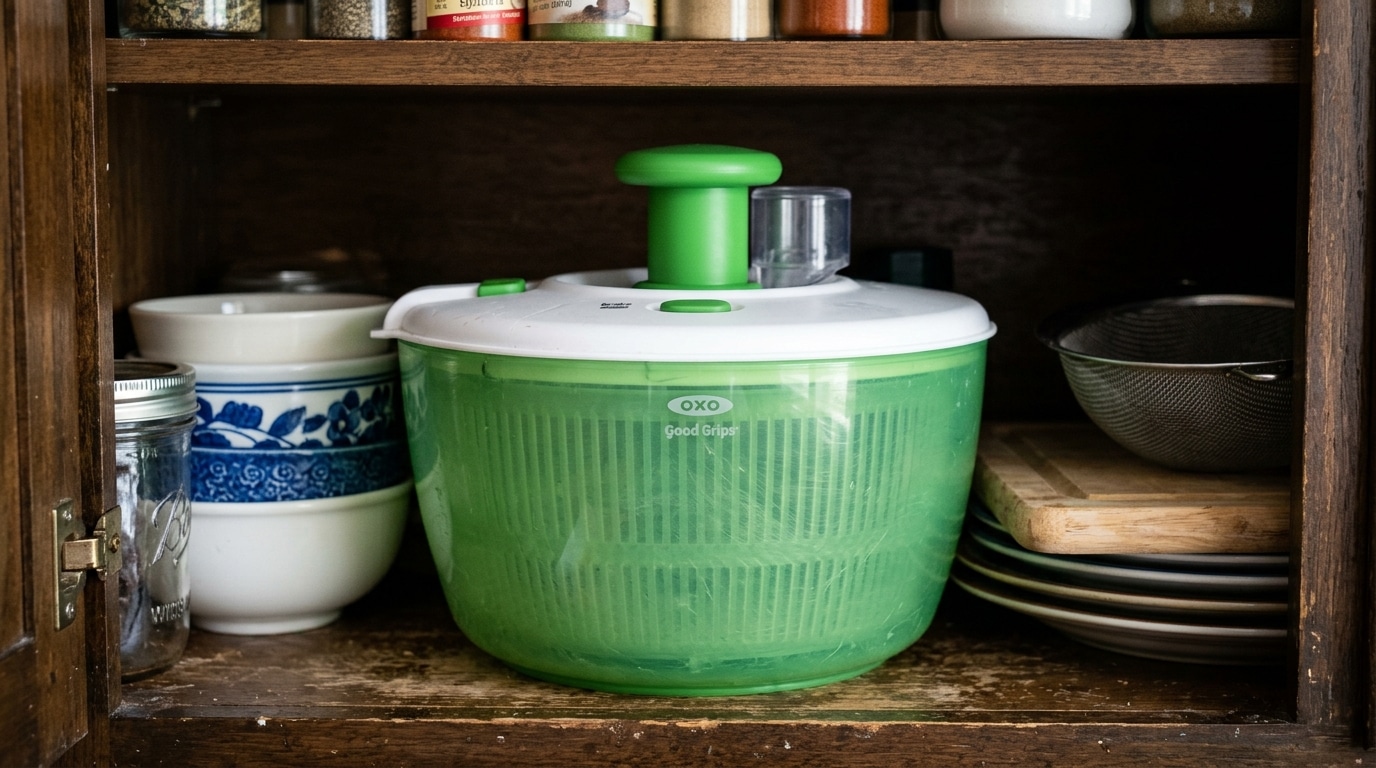 Ma grand-mère n’a jamais eu d’essoreuse à salade : le geste qu’elle faisait avec un torchon sèche la laitue en moins d’une minute