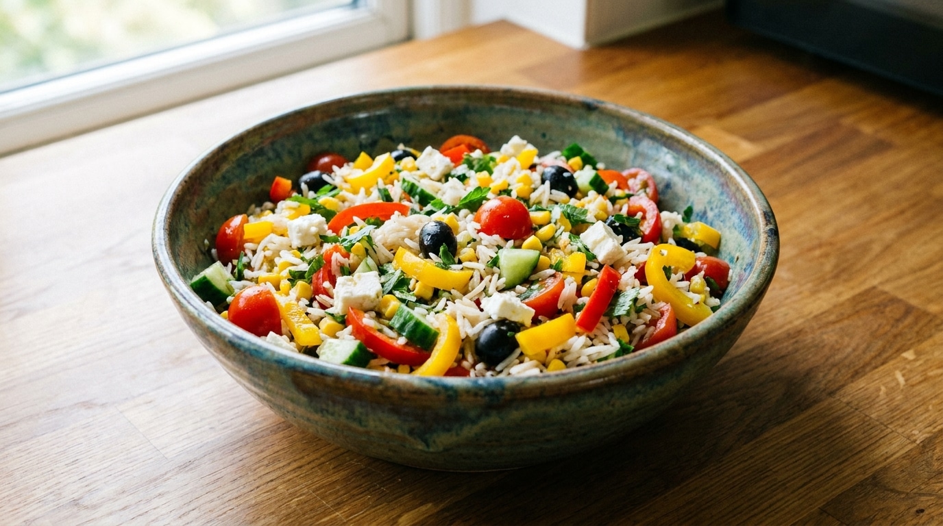 Vos salades de riz collent toujours ? La faute à un détail que tout le monde ignore au moment de la préparation