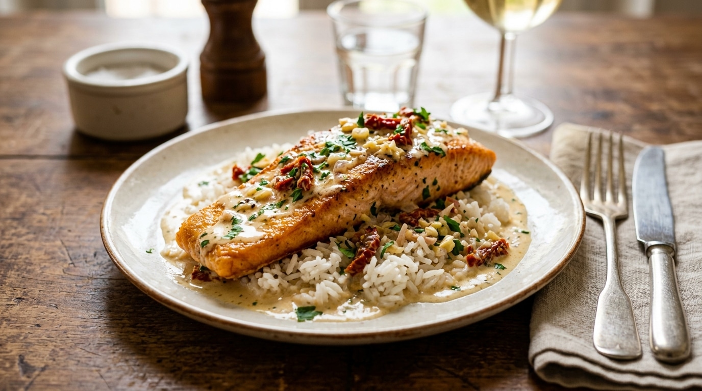 Je cuisais mon saumon au four depuis toujours : le jour où j’ai versé cette sauce dans la poêle, tout a changé