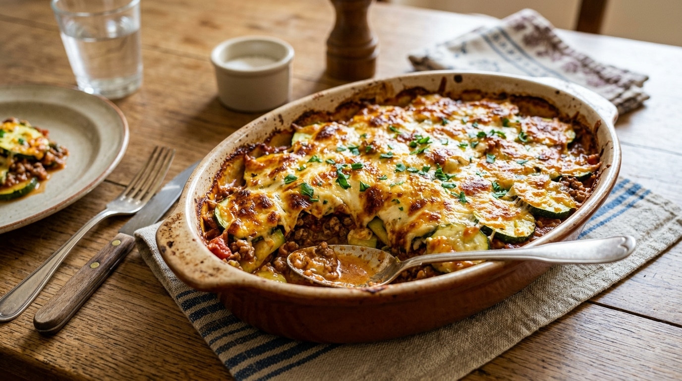 « Je pensais qu&rsquo;un gratin de courgettes rendait toujours de l&rsquo;eau » : depuis ce plat à la bolognaise, je ne les prépare plus pareil