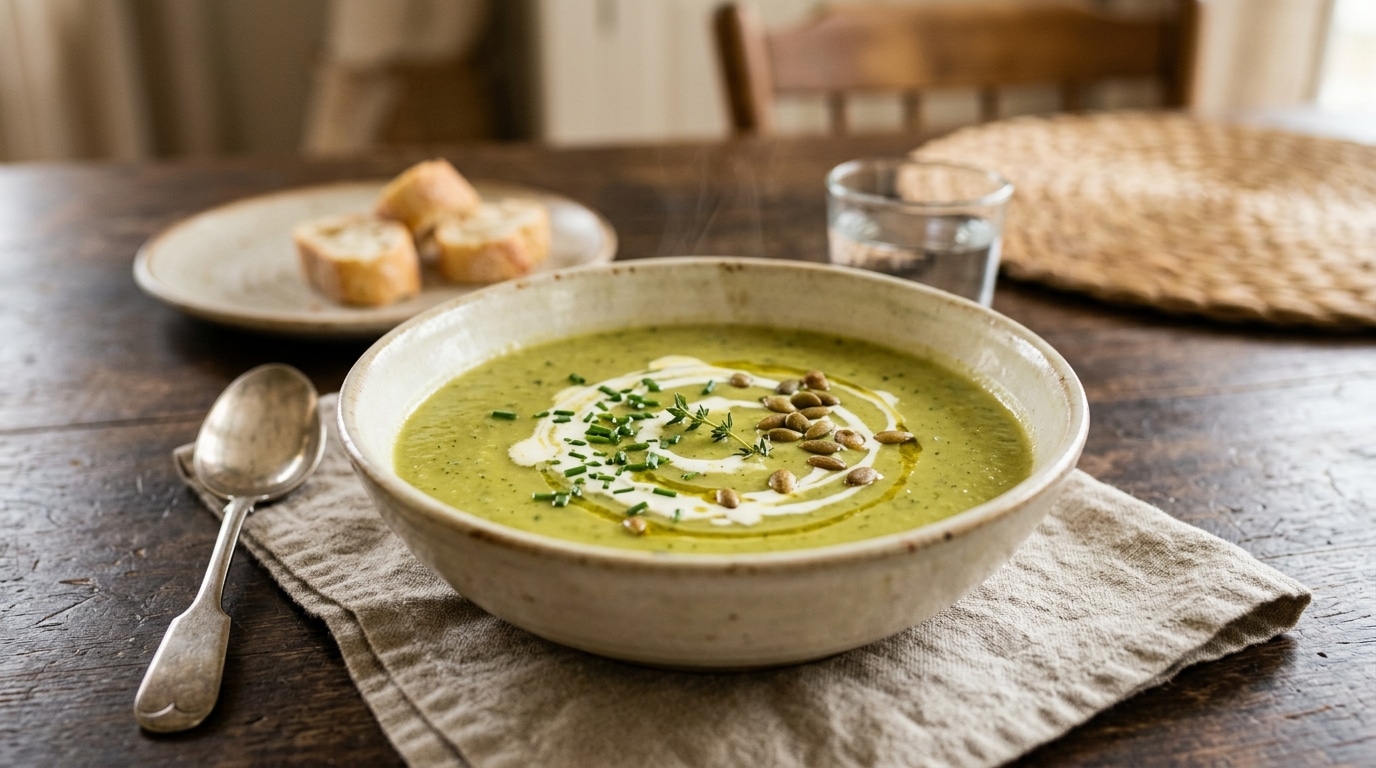 Les dernières courgettes de septembre méritent mieux qu’un gratin : cette entrée crémeuse se prépare en 20 minutes
