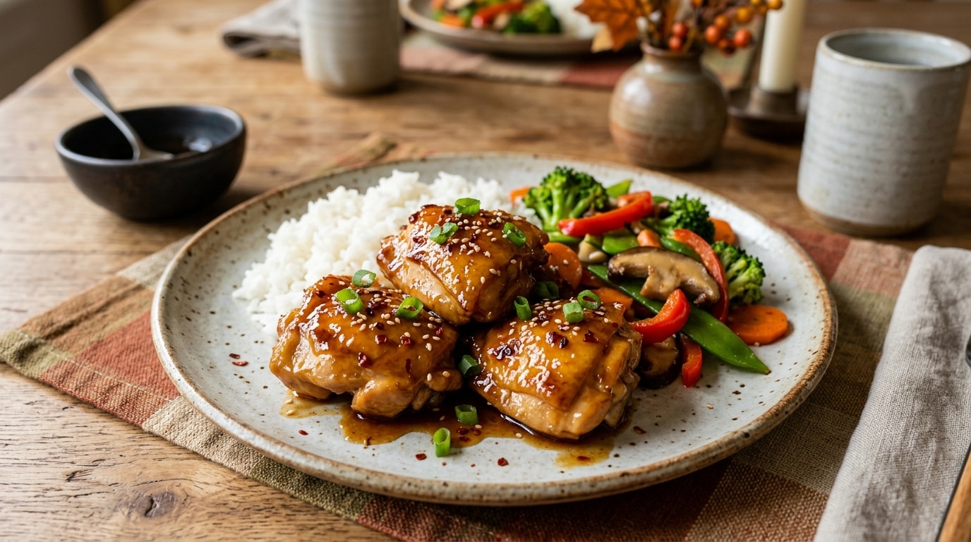 J&rsquo;ai nappé mon poulet doré d&rsquo;un glaçage juste pour tester : mes invités ont cru qu&rsquo;il venait d&rsquo;un restaurant japonais